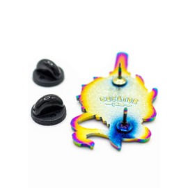 Haku Dragon Samurai Katana Ghibli Enamel Pin Japanese Fashion Accessory for Lapels, Multicolor, One Size