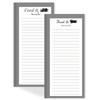 Utron 2 Pack Magnetic Notepads for Refrigerator, 100 Pages/Book Grocery