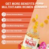 Womens Multivitamin Gummies, Sugar-Free Methylated Multivitamins w/D3 + K2, Vegan