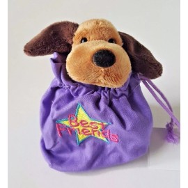 HERRINGTON TEDDY BEARS PETIT FOURS "BEST FRIENDS" PLUSH STUFFED PUPPY DOG 4"