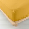 douceur d'intérieur, Fitted Sheet (160 x 200 cm) Angelia Yellow,