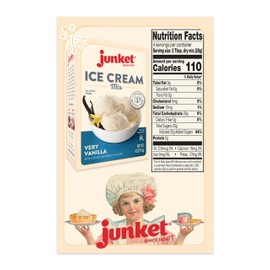 Junket Ice Cream Mix Very Vanilla, 4 Ounce (Pack of 1)