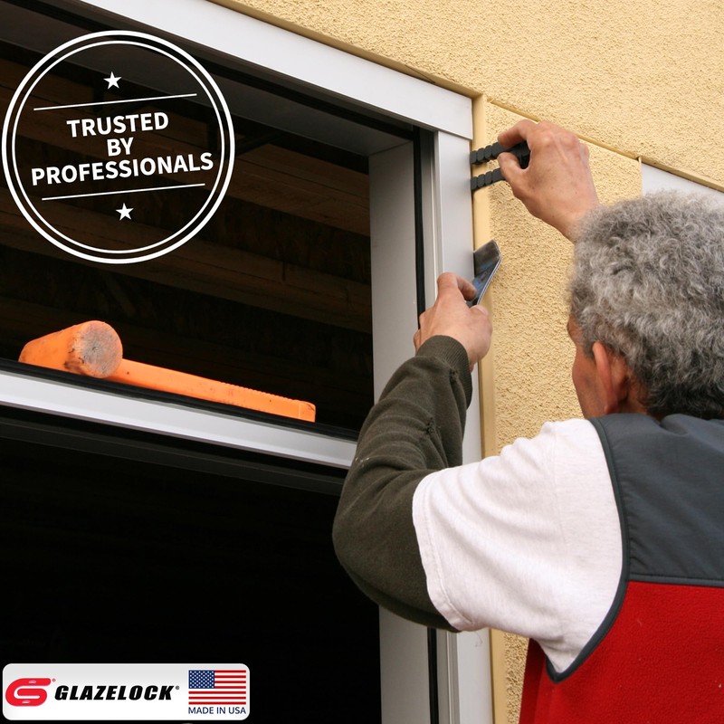 Glazelock Plastic Peel Away Stackable Shims for Leveling 32 Pieces