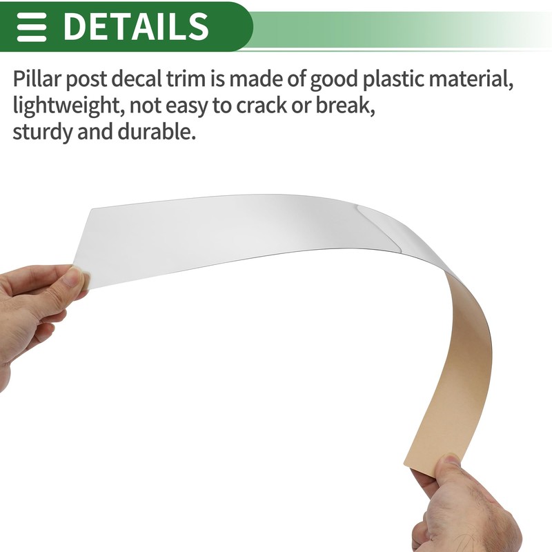 Motoforti Door Pillar Window Trim Anti Scratch Sticker Pillar Posts