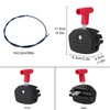 KUSCOR KOUSOR Universal Throttle Cable & Choke Lever for Lawnmower
