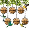 6pcs Fat Ball Feeder, Fat Ball Feeders Hanging, Metal Bird