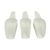 Tupperware Baking Flour Scoop (3) White Flour Sugar Baking Aid