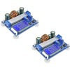 TECNOIOT 2pcs 35W DC 5.5-30V to 0.5-30V LCD Display Step