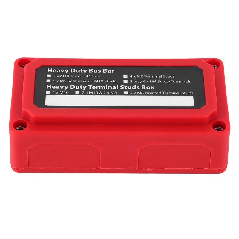 300A Bus Bar Power Distribution Box 48V DC 4 Studs