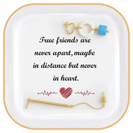 PUDDING CABIN Birthday Gifts for Women True Friends are Never Apart- Long Distance Friendship Gift, Friends Moving Away Gifts