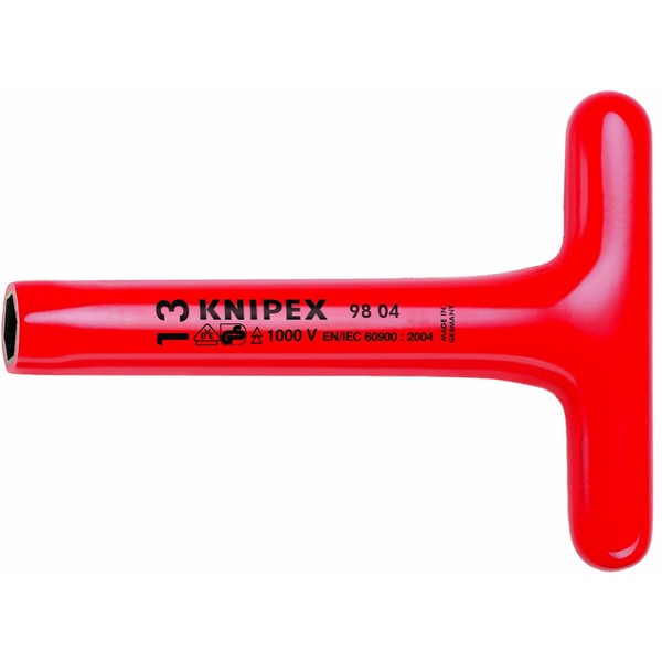 T-Socket Wrench-1000V Insulated 22 mm