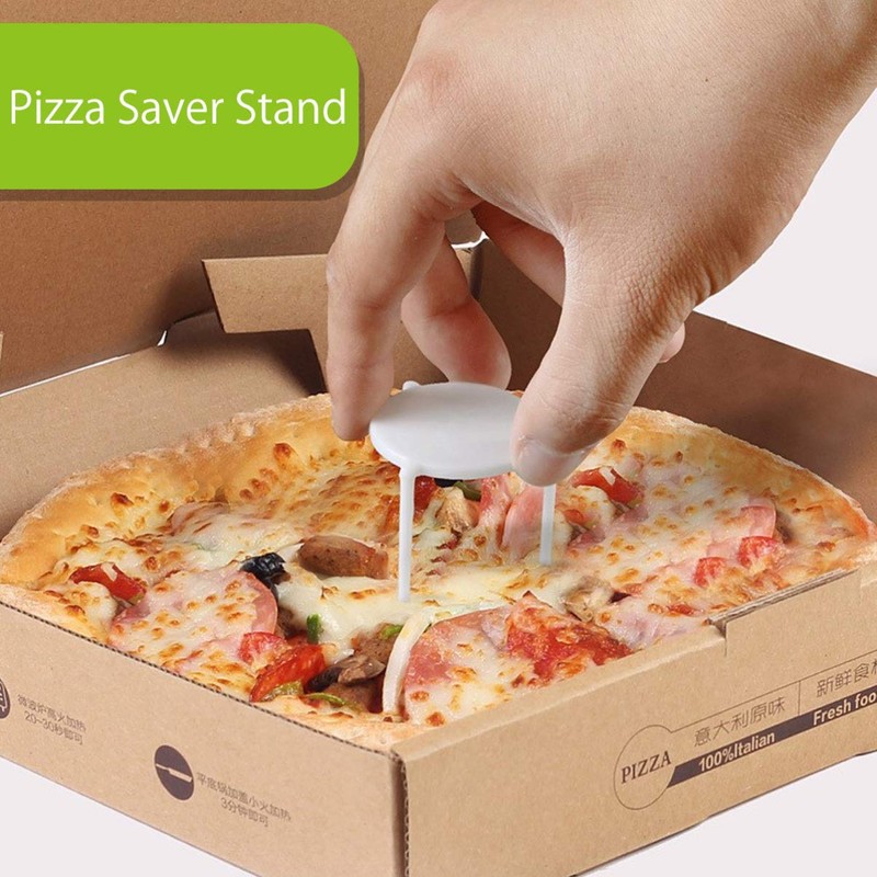 Hemoton 100Pcs Pizza Table Box Saver Stands Tripod Pizza Tripod