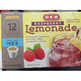 H-E-B Lemonade k-cup; 2.0 Compatible 12 cts. (Raspberry Lemonade)