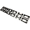 2500 HD Badge Emblem 2-PC Black - Set of 2