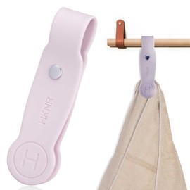 1 Pcs Strong Magnetic Towel Clips for Kitchen, Waterproof Silicone Towel Holder, Multi-Purpose Clips for Bathroom, Kitchen, Outdoor Use (Lilac)