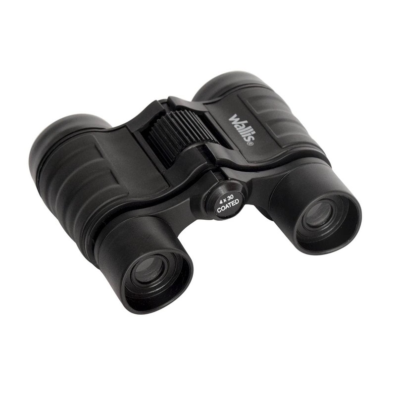 Wallis BI270305 Binocular Kids Tipo Tejado, Negro, 4 x 30