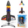 Acelane Outdoor Rocket Toy for Children, Motorised Rocket with Parachute,