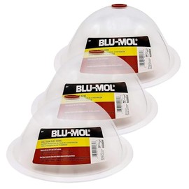 Disston E0215003 Three-Pack Blu-MOL RemGrit Hole Saw Accessories Dust Bowl, for Installing Recessed Lights and Works with All Hole Saws