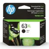 HP 63XL Black High-yield Ink Cartridge | Works with HP