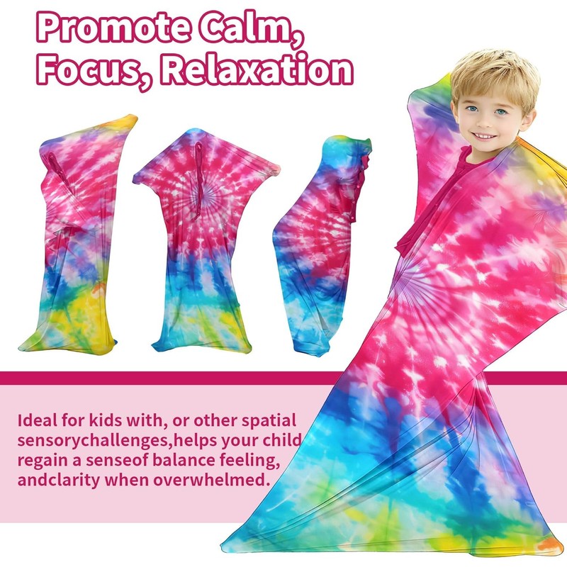 Sensory Sock Body Sock,Large 9-12 Years, Stretchable Sensory Sack -