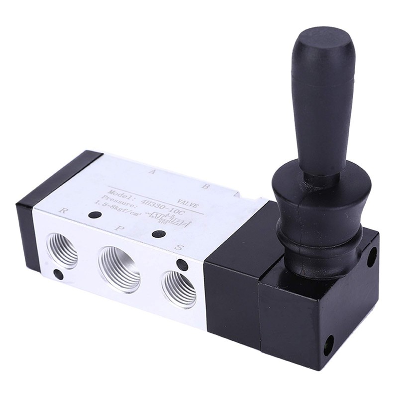 Oumefar Manual Pull Valve G1/8 Air Control Valve 3 Position