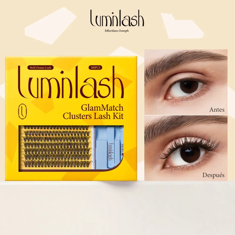 Luminlash Kit De Extensiones De Pestañas 8-16mm 280pcs 30d 40d
