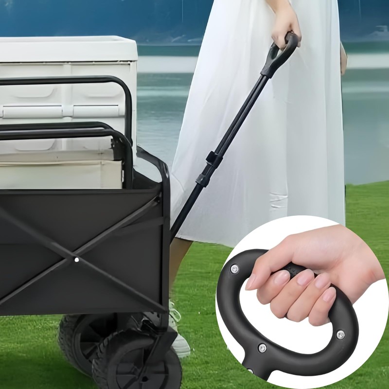 Trolley Handle for Camping Wagon/Beach Shopping Cart Wagon Cart Push