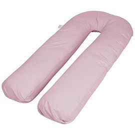 SleepyNights BIG U PILLOW COVER MATERNITY SUPPORT PILLOWCASE/U SHAPE PILLOW COVER/ULTIMATE SUPPORT U PILLOW COVER - CASE ONLY - PINK