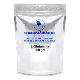 Encapsuladoras México L Glutamina Pura 500 Grs Sabor Natural