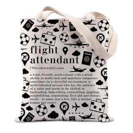 FUNYSO Flight Attendant Gift Air Stewardess Gift Tote Bag (UK)