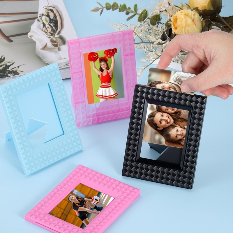 sourcing map 2 x 3 Picture Frame, 4 Pcs Mini