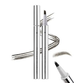 Erinde Lápiz de Cejas Líquido Resistente al Agua, Lápiz de Cejas Natural y Duradero Con Efecto Microblading, Cosmético Para Cejas Resistente a Las Manchas, Con Función de Relleno y Coloración, B02#
