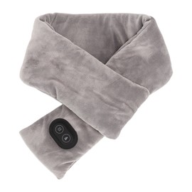 Electric Heated Neck Scarf Vibration Massage Double Sided Velvet Thick Soft Electric Heating Scarf Neck Wrap