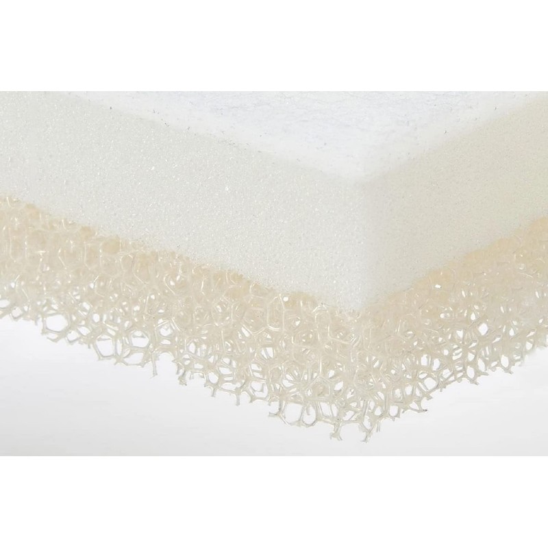 MUJI 38304623 Urethane Foam Three-Layer Bath Sponge, White, Width 2.8