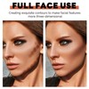 EONFAVE Bronzer Contouring Palette, Bronze Cream Contour with Sponge Pad,