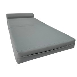 Danfuton Gray Sleeper Chair Folding Foam Beds, Portable Studio Guest Bed 6 x 36 x 70