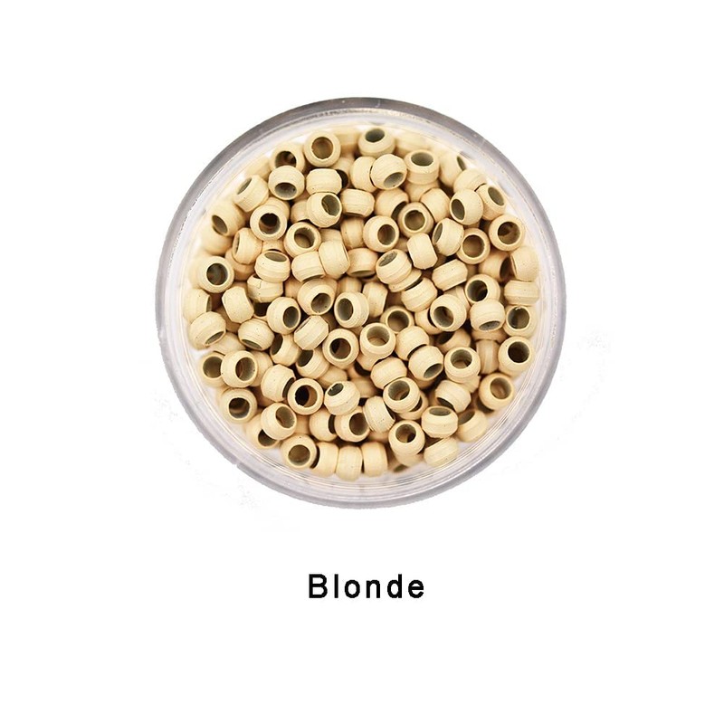 500 Pcs 2.5mm Copper Nano Rings Micro Beads for Nano