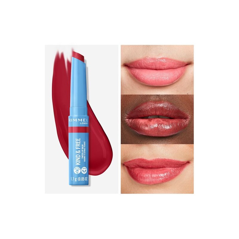Rimmel Kind & Free Tinted Lip Balm Cherry Red
