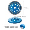HONGUIS 5 inch Diamond Cup Grinding Wheel,7/8"-5/8" Arbor Concrete Grinder