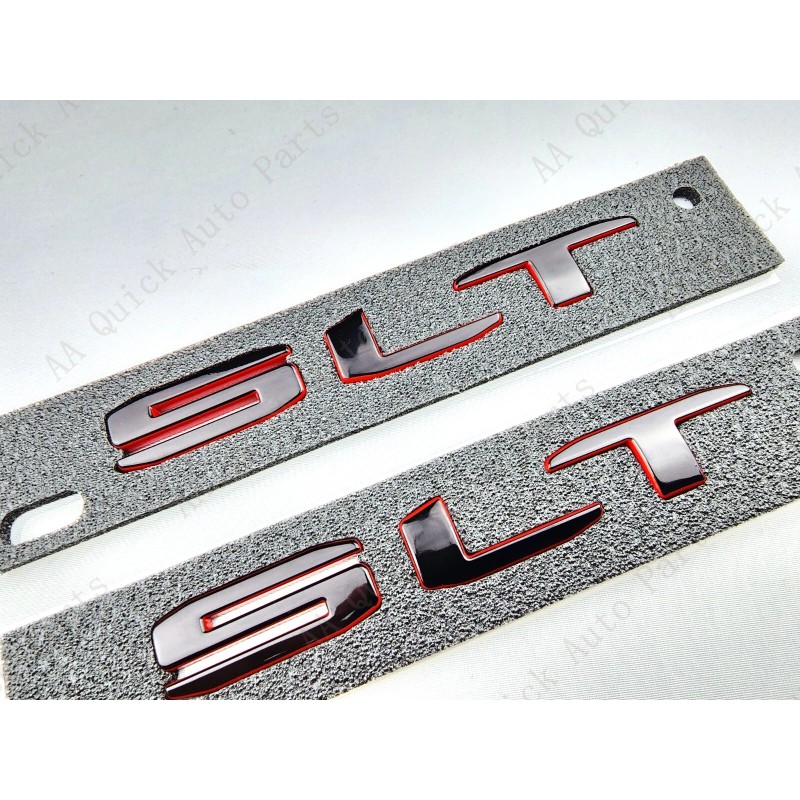 GMC 6PCS Gloss Black Red Door Rear Terrain SLT AWD
