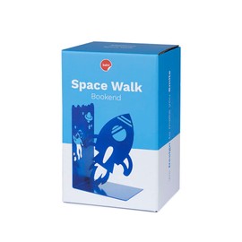 balvi Space Walk Bookend Blue Based on an Adventurous Journey into Space Metal