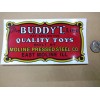 Vintage Repop BUDDY L Tin Wind Up Toy Truck Decal