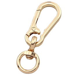 AnvilWorks Titanium Alloy Carabiner Keychain, Small, Lightweight, Metal Fittings, Key Ring, Key Ring, Key Chain, Prevents Falling Out, Durable, For Car, Home, Office, Key Organization, Rust Resistant