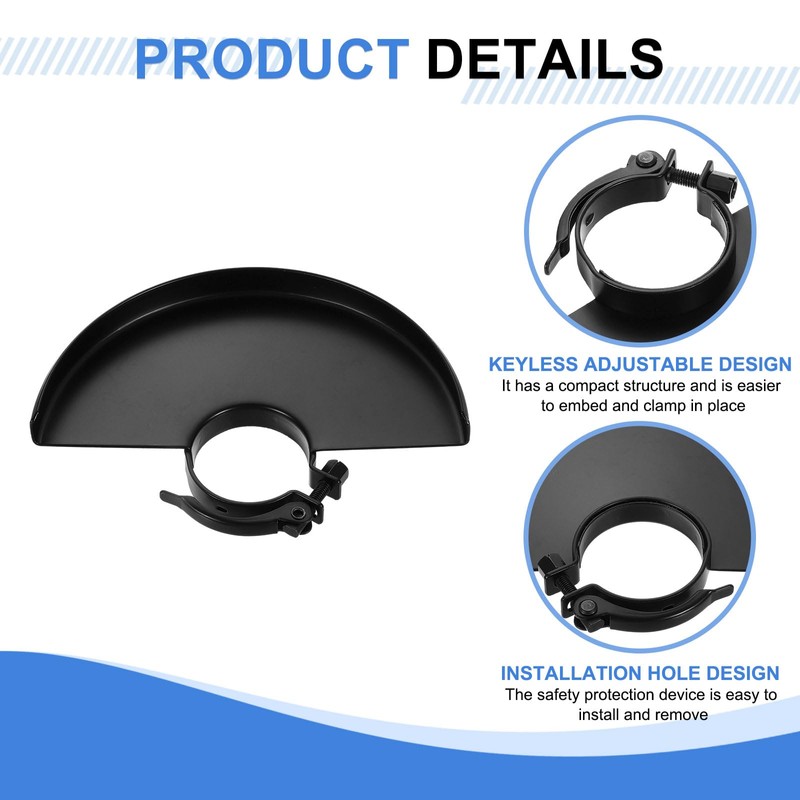 sourcing map Grinder Guard 9" 245mm Dia Metal Adjustable Angle