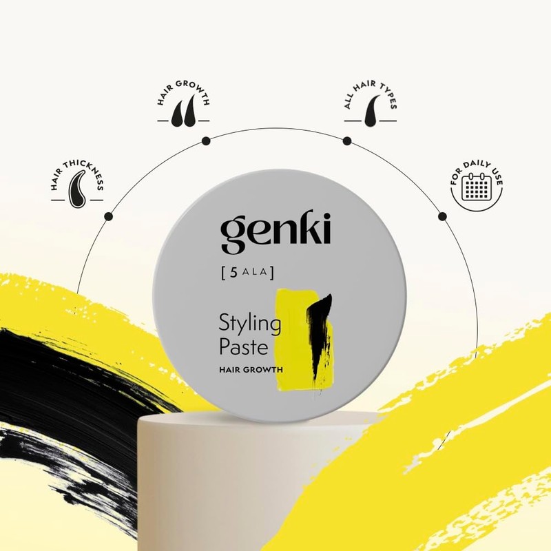 Genki Haircare Hair Growth Styling Paste mit 5-ALA Pflege und