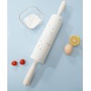 Silicone Rolling Pin - Premium Kitchen Baking Pin for Rolling