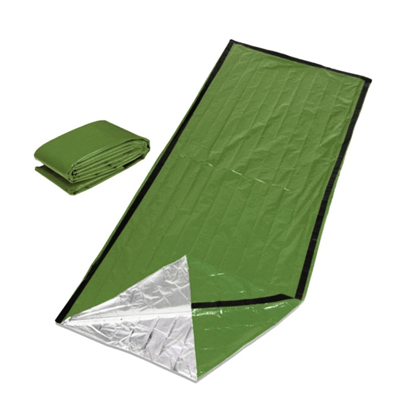 KICHOUSE Camping Bag Thermal Blanket Emergency Survival Bag Picnic Blanket