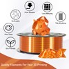 MIKA3D 1KG Silk Metal Luster Surface Shiny Red Copper PLA