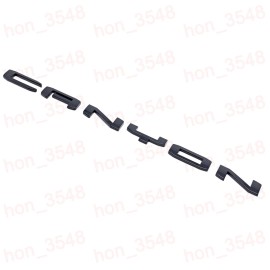 GM 2021 - 2024 Gloss Black Canyon Tailgate Letter Emblem Badge At4 X ELEVATION At4X