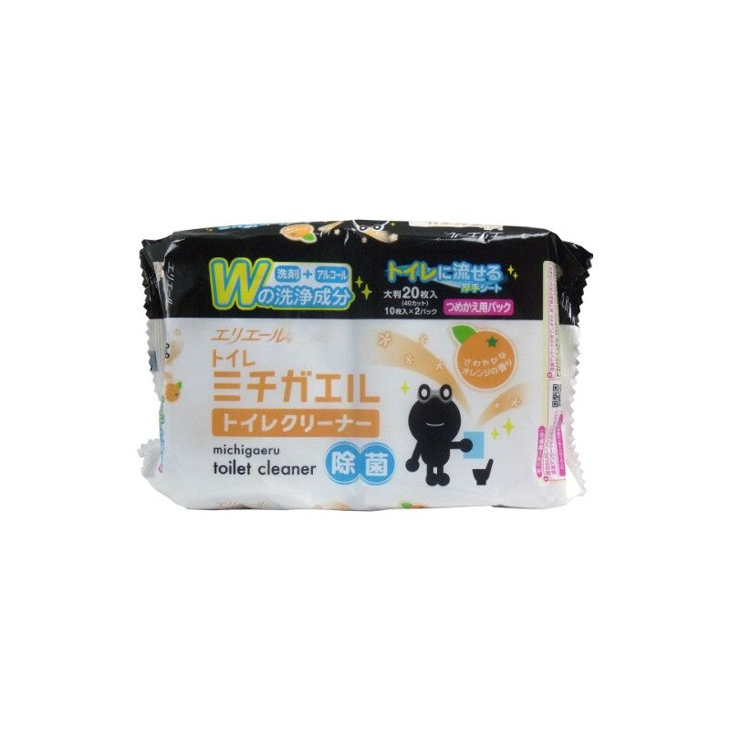 [Bulk Purchase] Elleair Michigael Toilet Cleaner Refill, 20 Sheets x